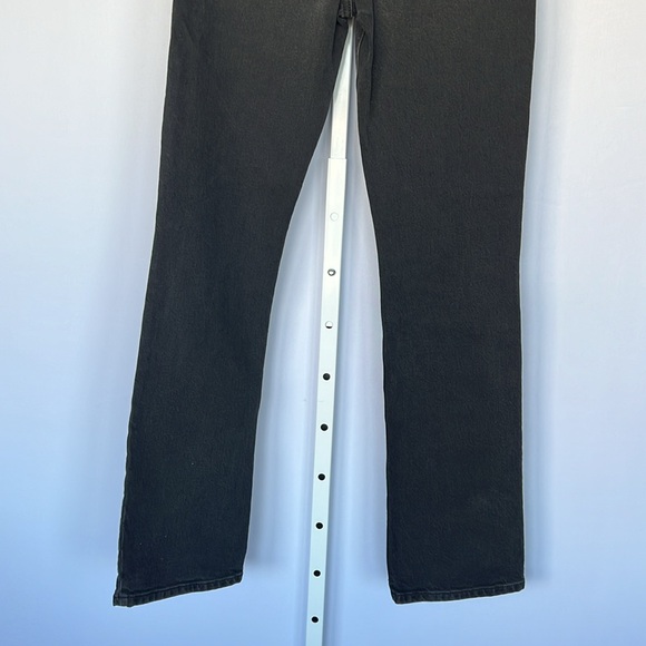 Reformation Peyton Zip Ultra High Rise Bootcut Jeans - size 27- black - Picture 9 of 10